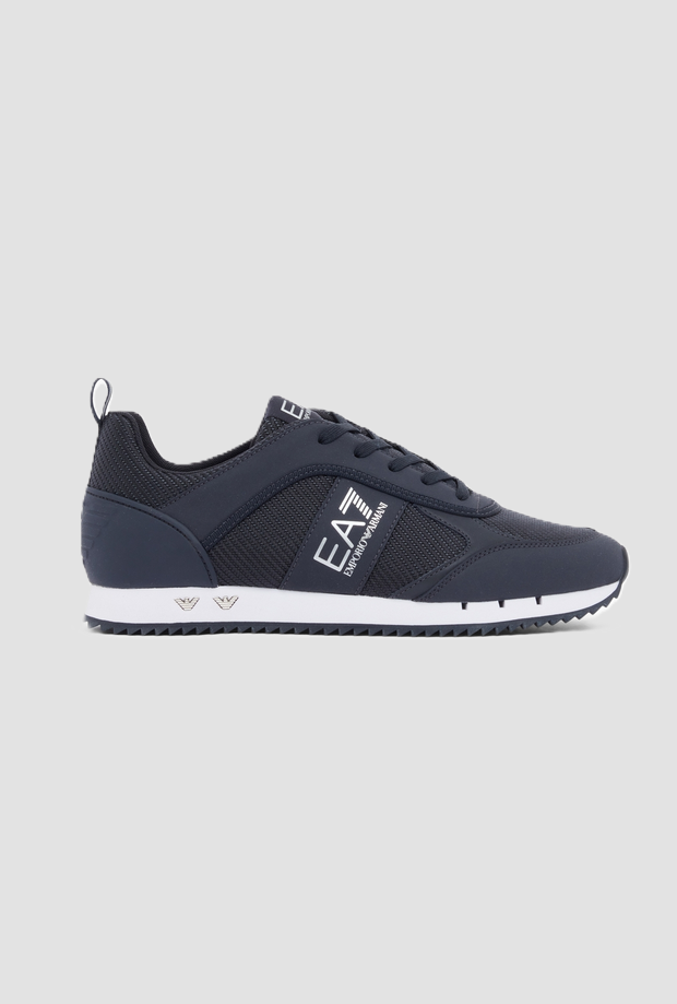 zapatos con logo Ea7 Hombre azul oscuro