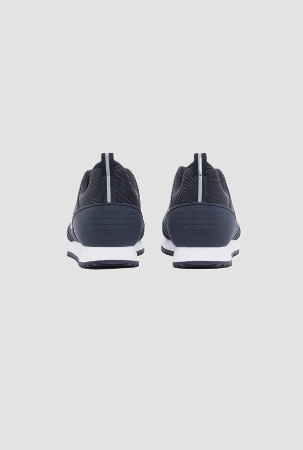 zapatos con logo Ea7 Hombre azul oscuro