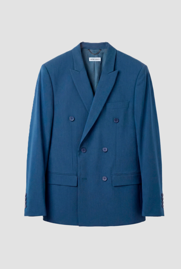 giacca kate a doppiopetto uomo navy blue