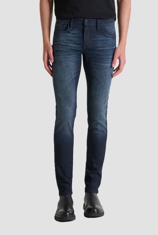 jeans ozzy da uomo blu denim