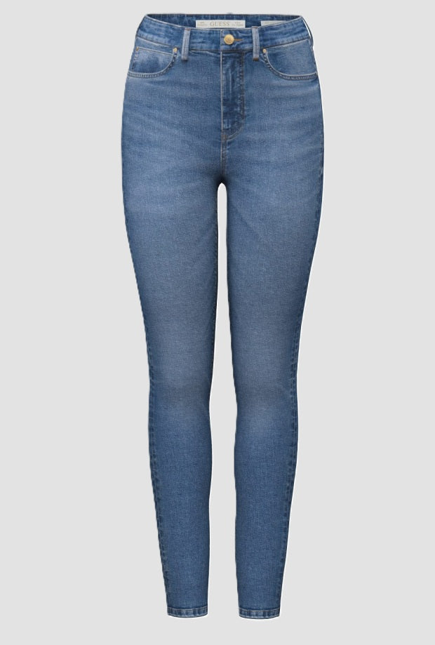 jeans skinny donna blu
