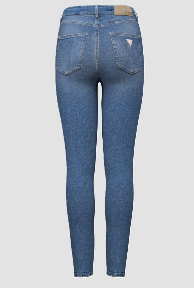 jeans skinny donna blu
