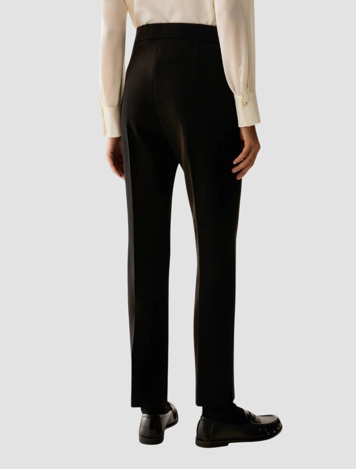 trousers skinny fit woman black