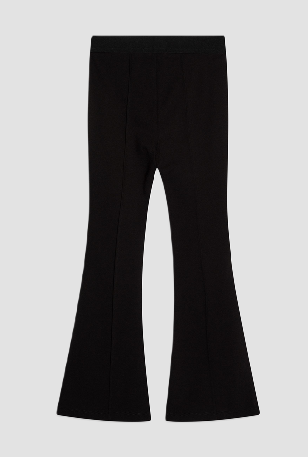 negro chica flare pantalones