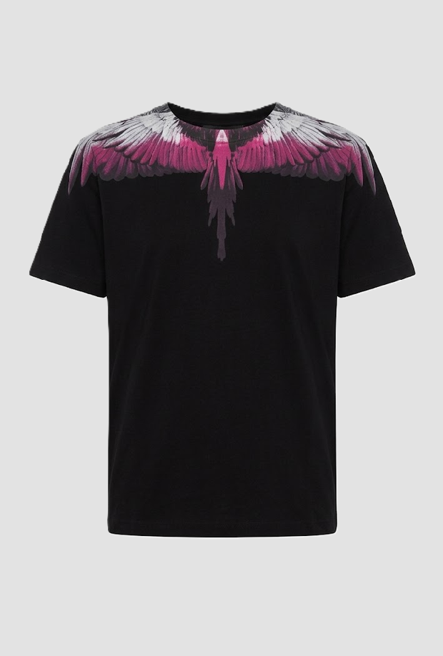 malla con alas mujer negro-pink