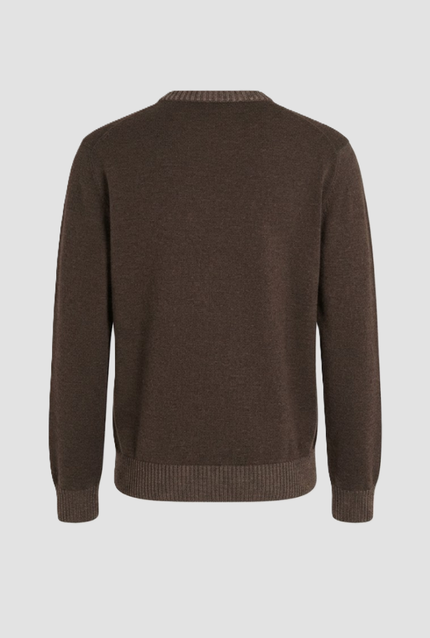 T-shirt met hals en mouwen man coltrui