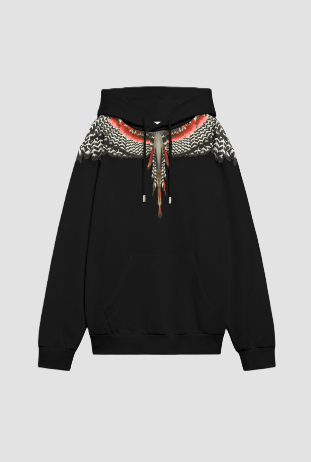sweat-shirt avec capuche homme noir