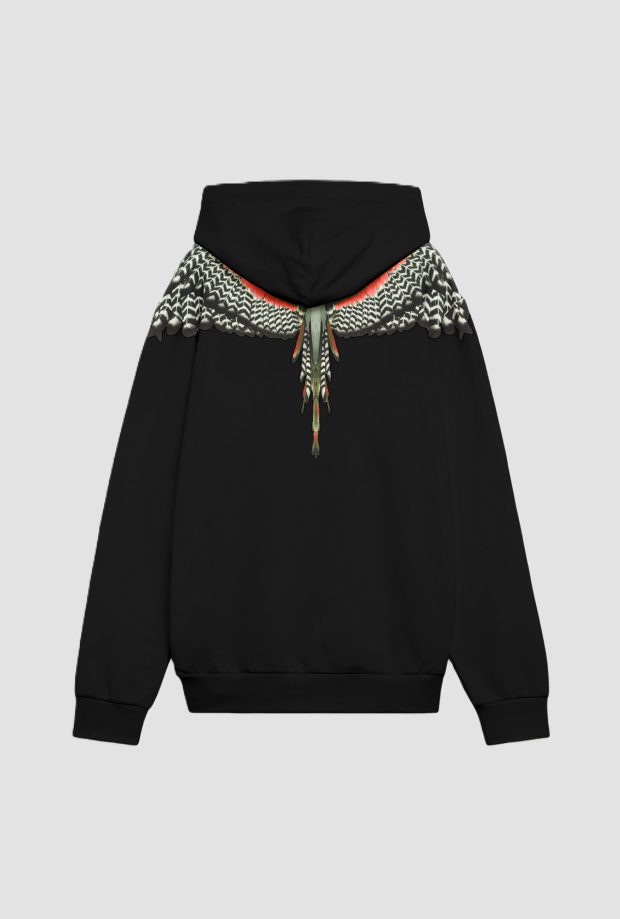 sweat-shirt avec capuche homme noir