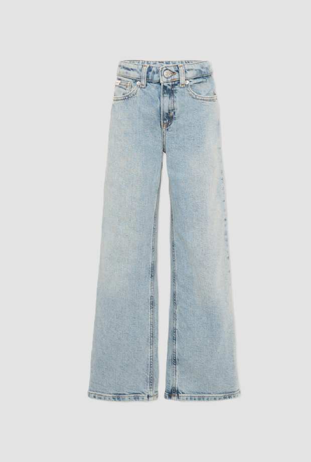jeans de bebé luz azul