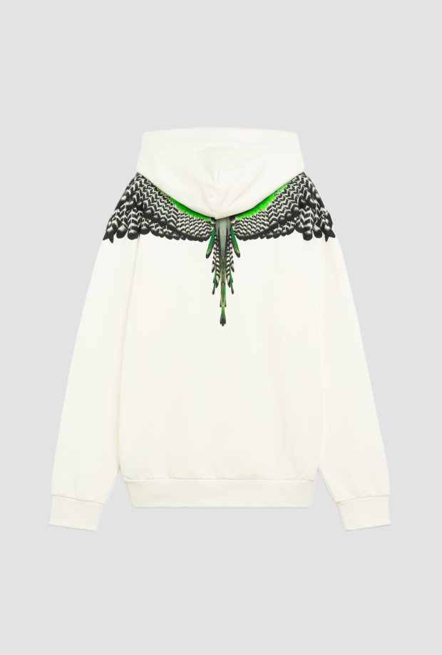 sudadera con capucha de hombre blanco