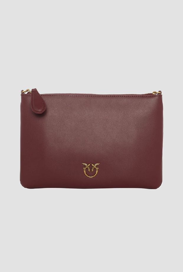 Sac plat pour femmes cassis