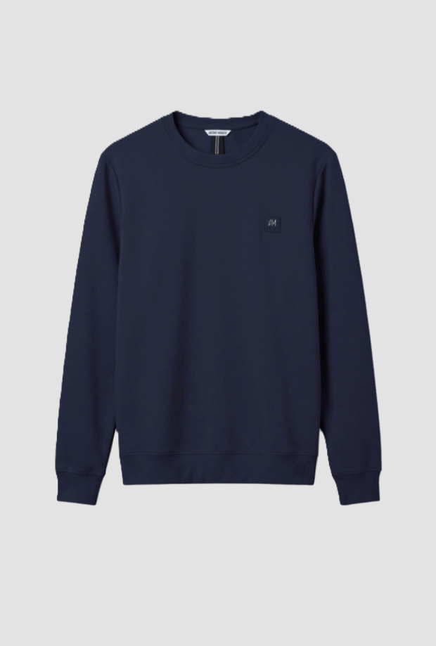 Sweat-shirt en col homme Blue Marine
