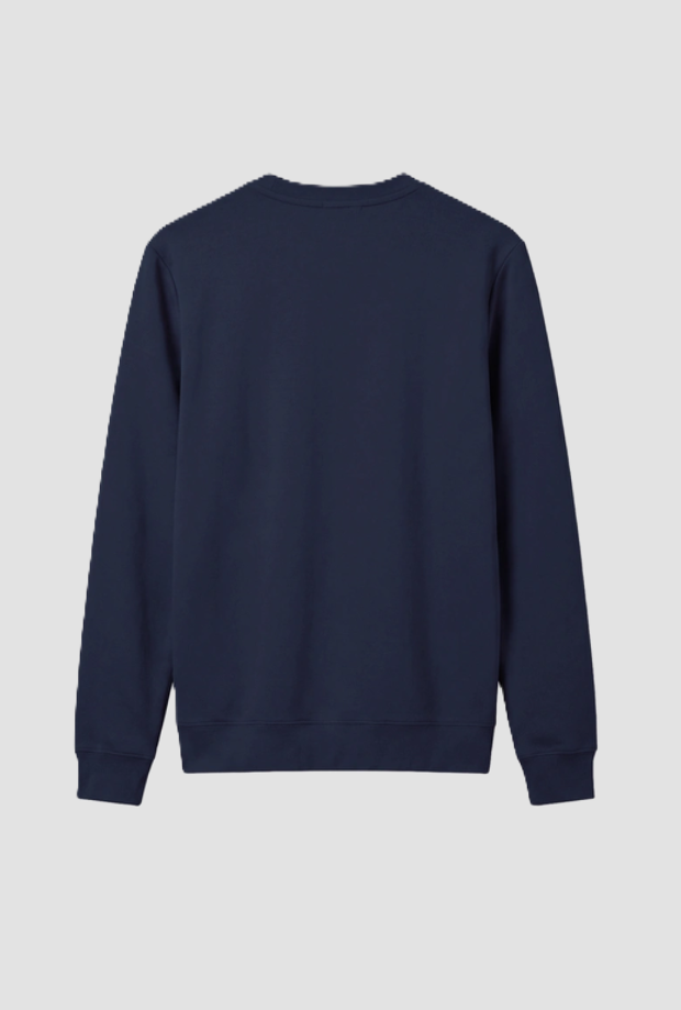 Sweat-shirt en col homme Blue Marine