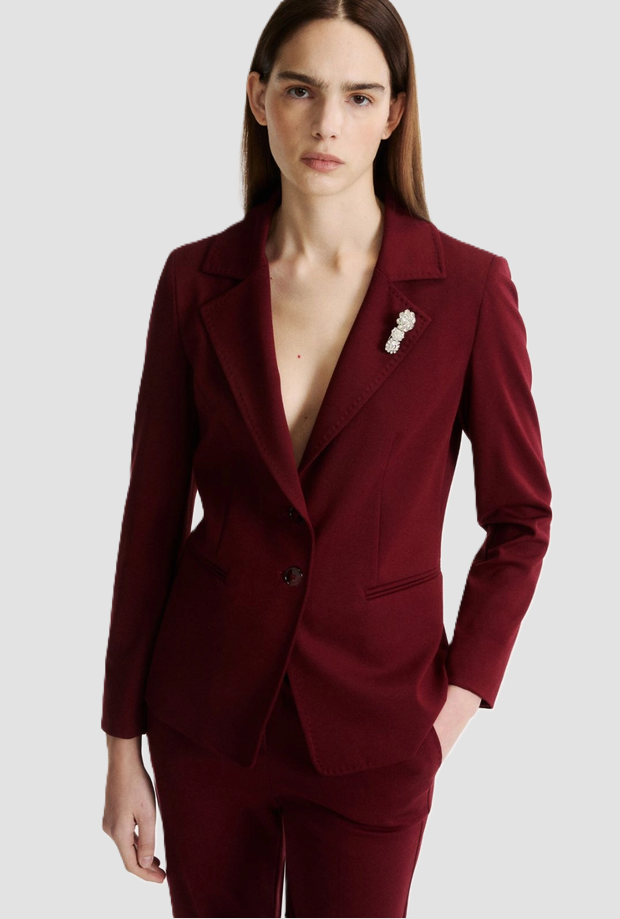 coupe extensible femme bordeaux
