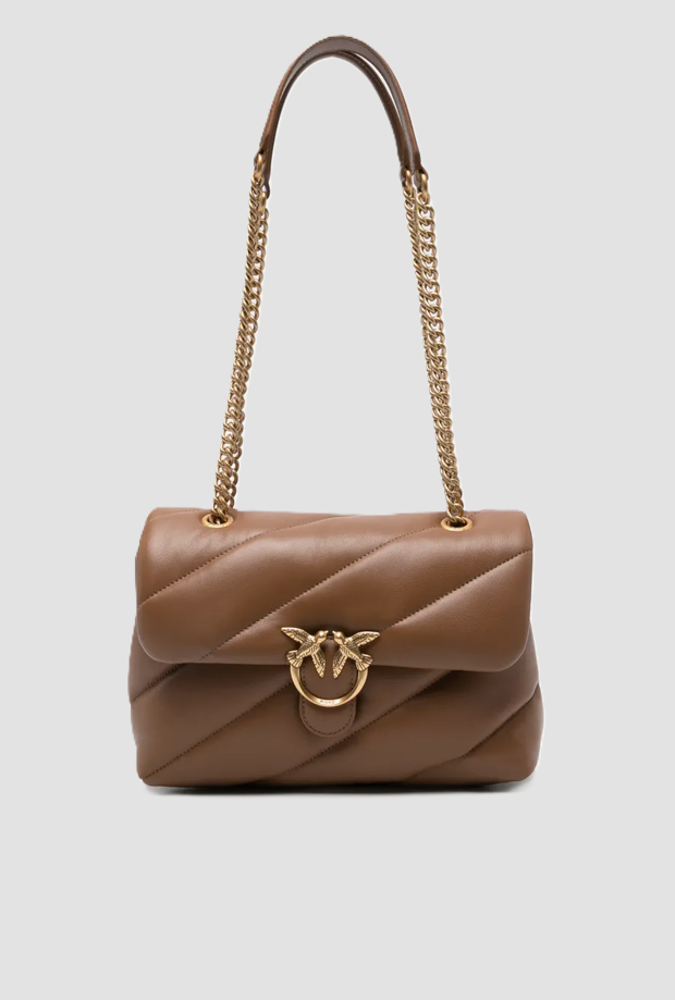 borsa media a tracolla love bag donna marrone