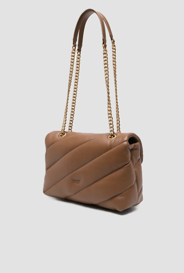 borsa media a tracolla love bag donna marrone
