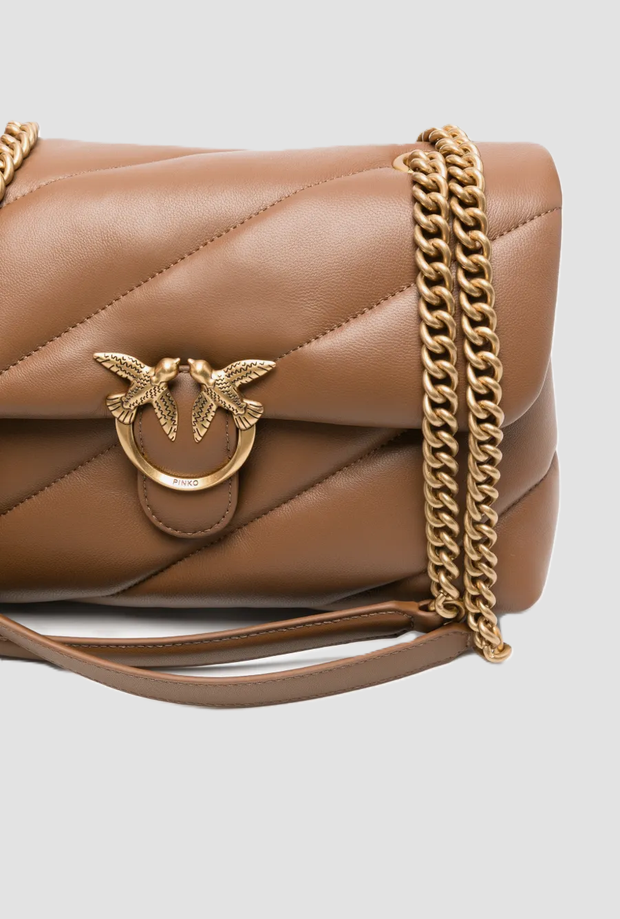 borsa media a tracolla love bag donna marrone
