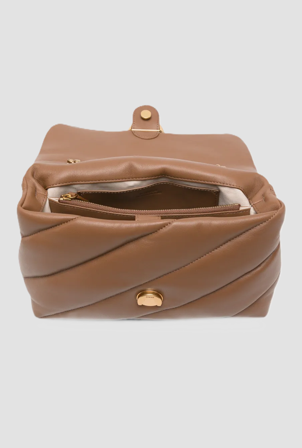 borsa media a tracolla love bag donna marrone