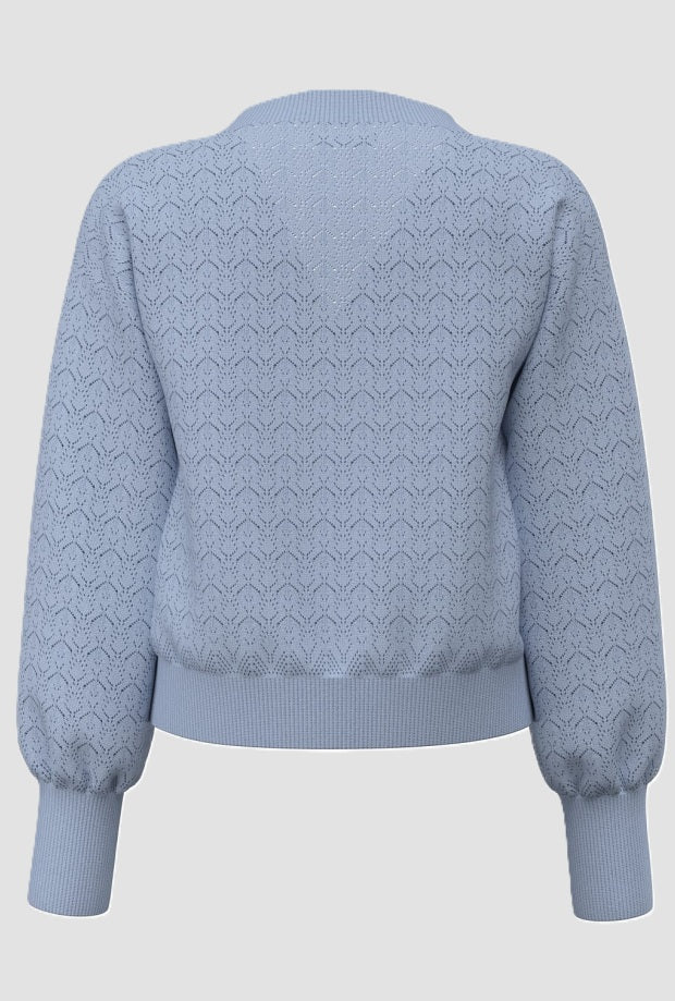 Cardigan v mujer celestial