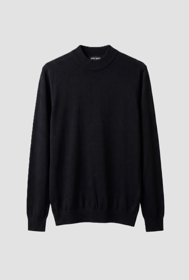 maille plate pour hommes noirs