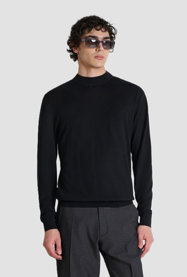 maille plate pour hommes noirs