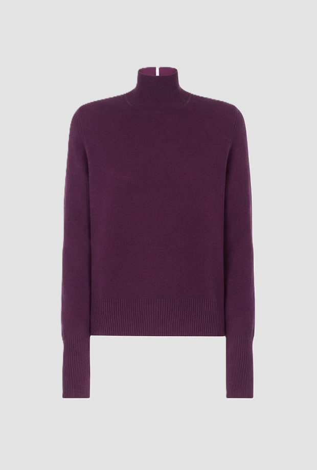 dulzura mixta lana-cashmere mujer morado