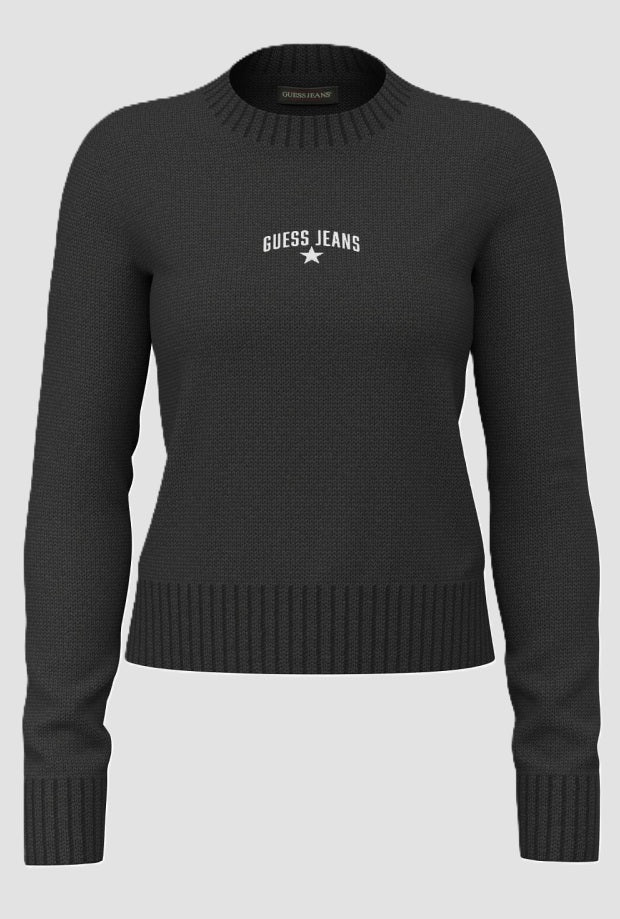 mesh with star logo black woman