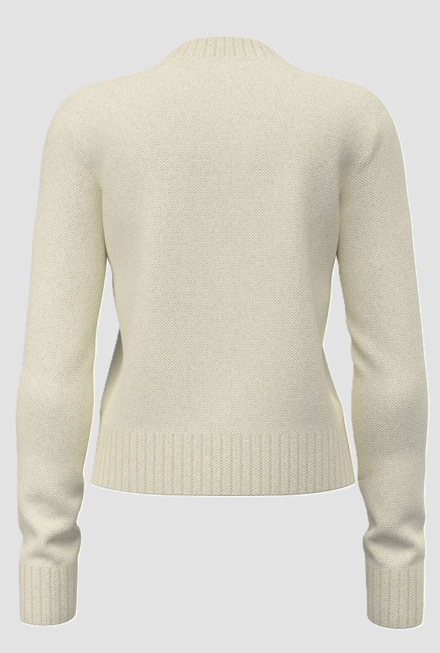 malla con logo estrella mujer crema