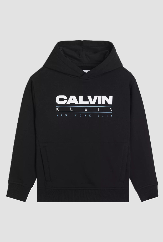 logo à capuche et bébé noir