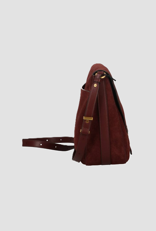 sac en camoscio amour oiseaux femme Bourgogne