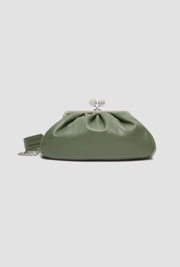 medium vrouw handtas groene salie