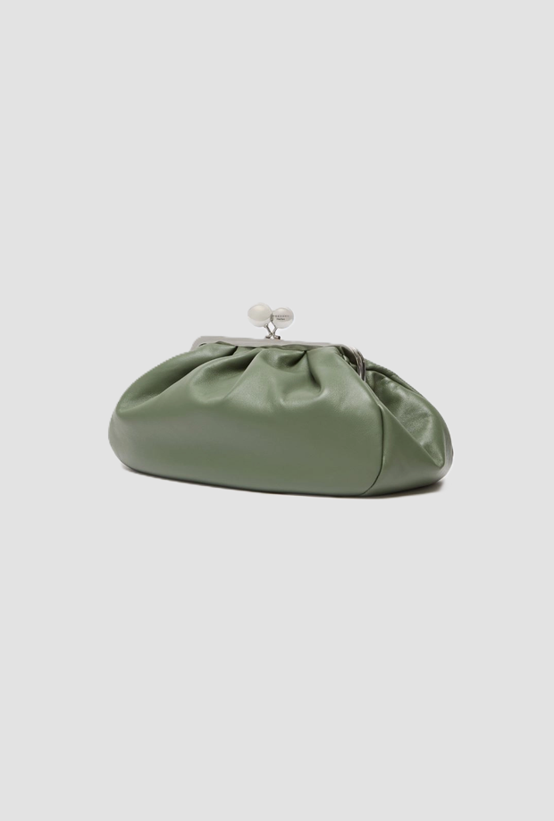 medium vrouw handtas groene salie
