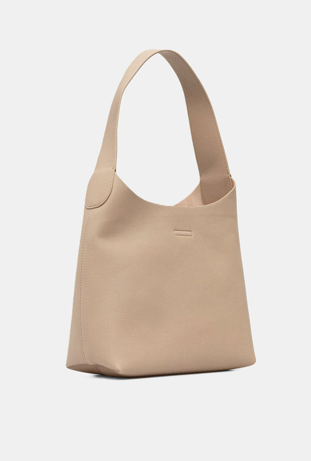 bolso hobo-tote mujer beige
