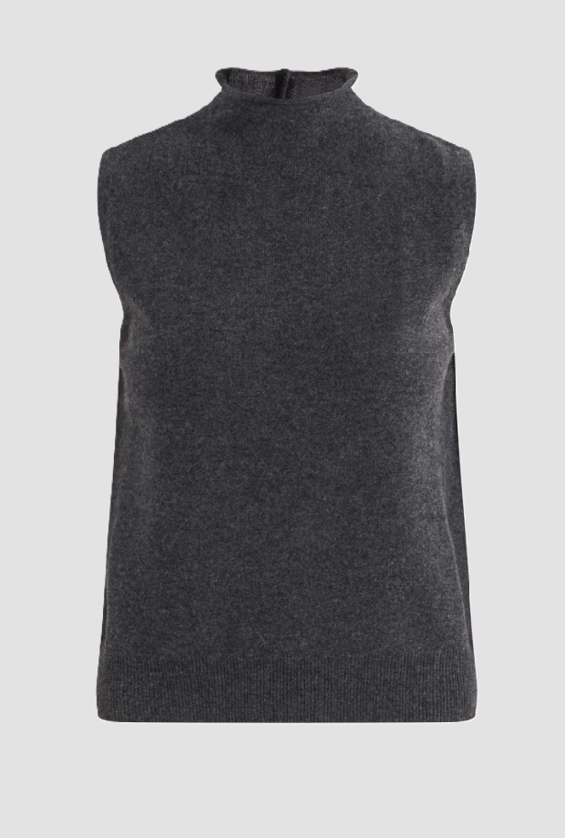 grey anthracite vest