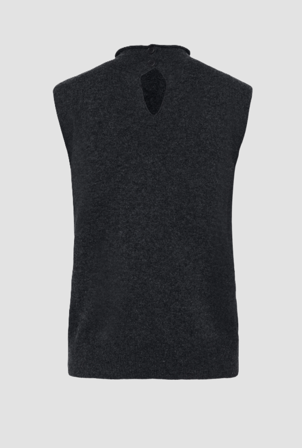 grey anthracite vest