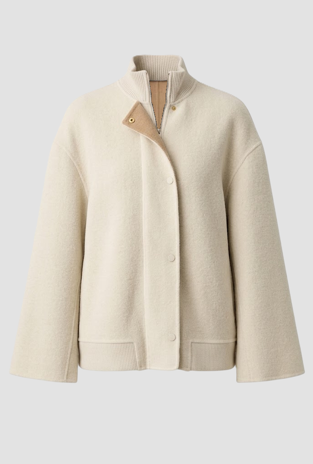 jacket wool woman sand