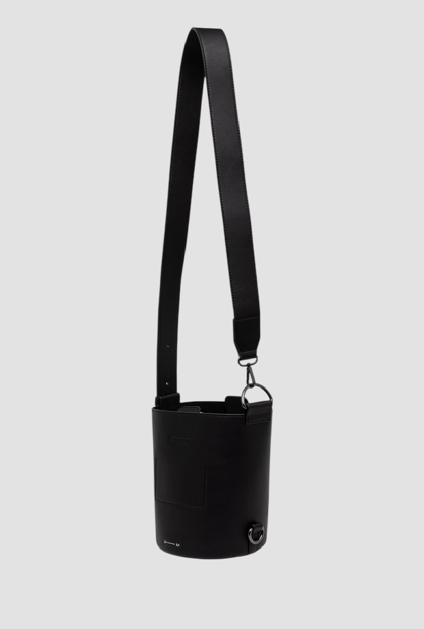 black woman bucket bag