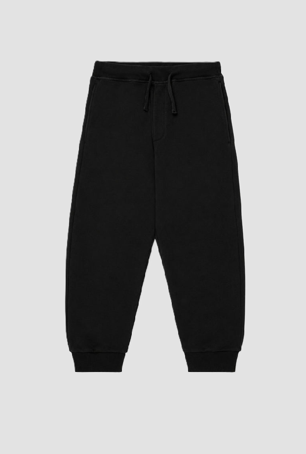 pantalone in tuta bambino nero