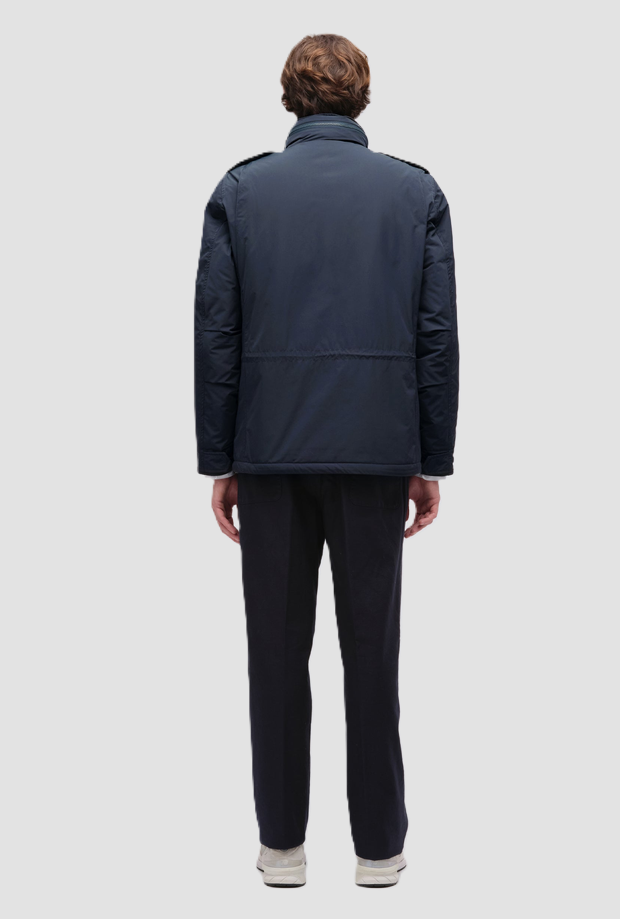 wind jacket man navy blue