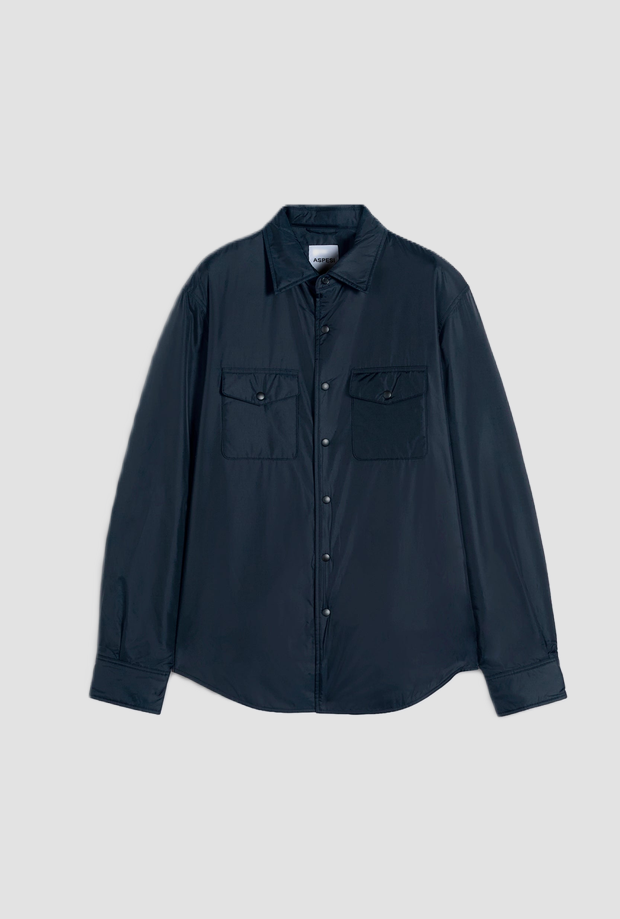 camicia-giacca da uomo navy blue