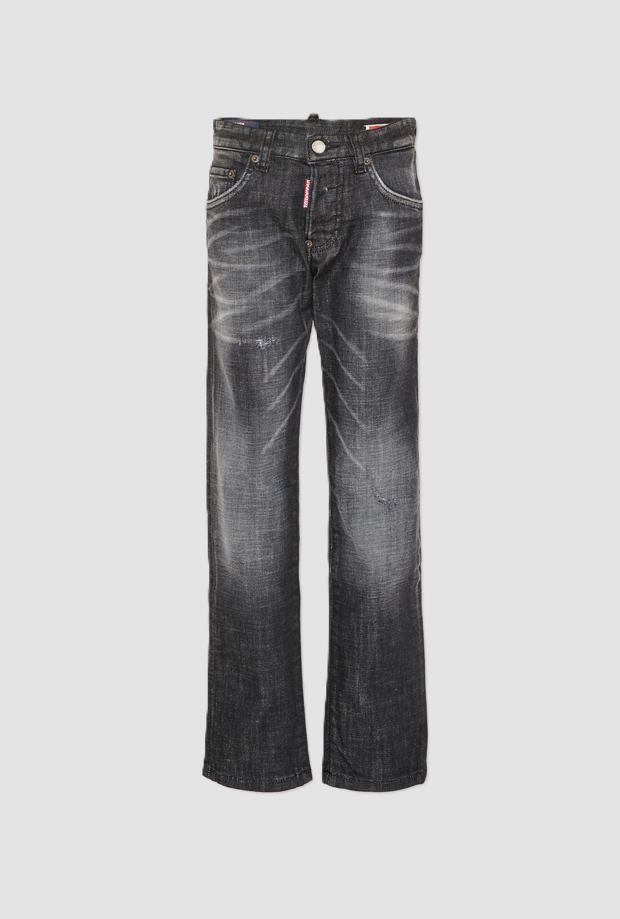 jeans bambino denim nero