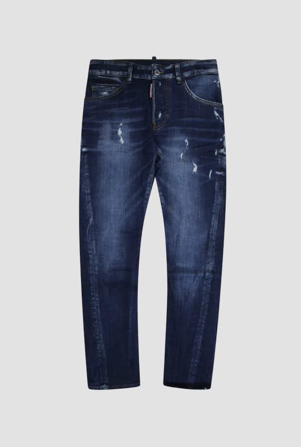 efecto jeans vivido para niño azul oscuro