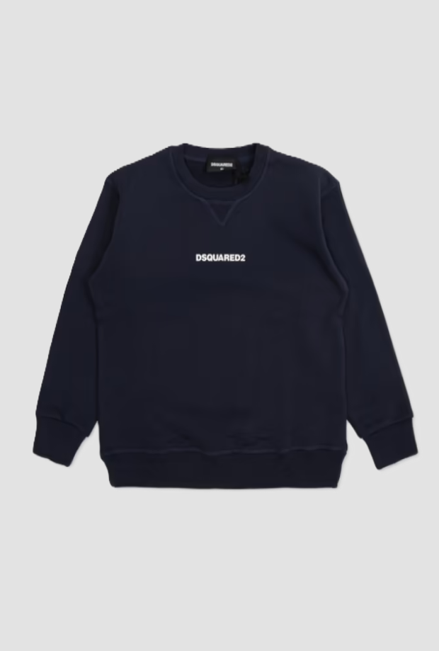 Camiseta Crewneck bebé azul