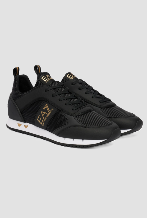 zapatos hombre negro-oro