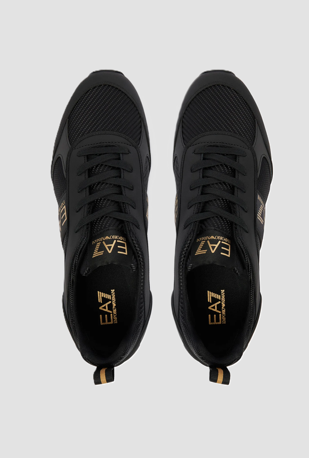 zapatos hombre negro-oro