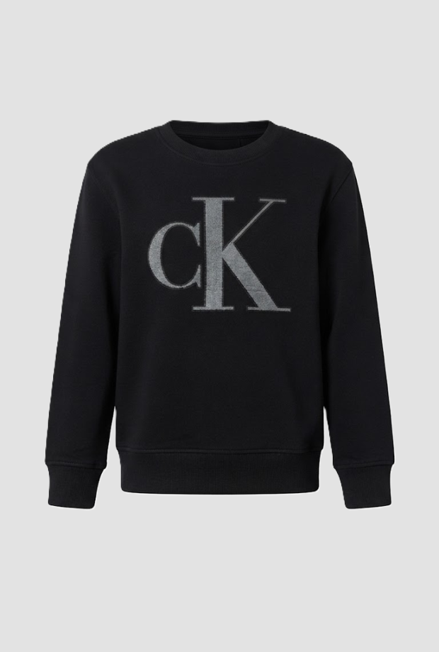 sweater with black baby logo