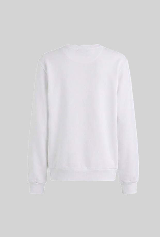 long sleeve paris sweatshirt with embossed logo