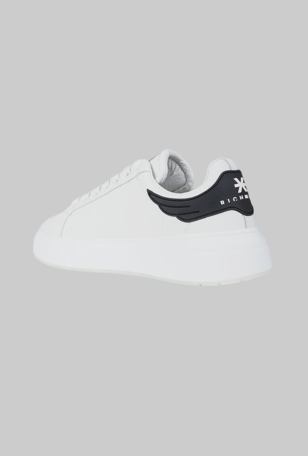 shoes with back detail white man