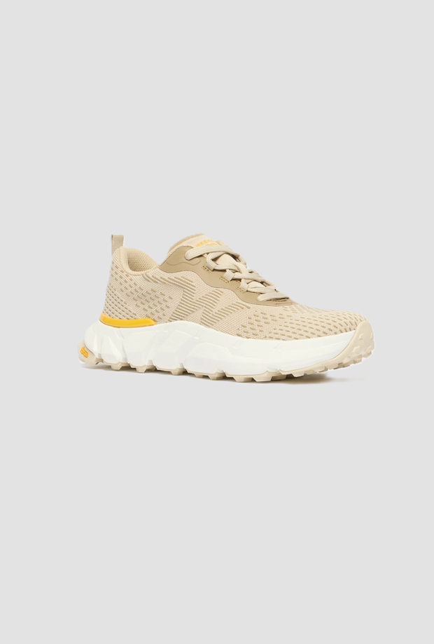 scarpe in maglia da donna beige