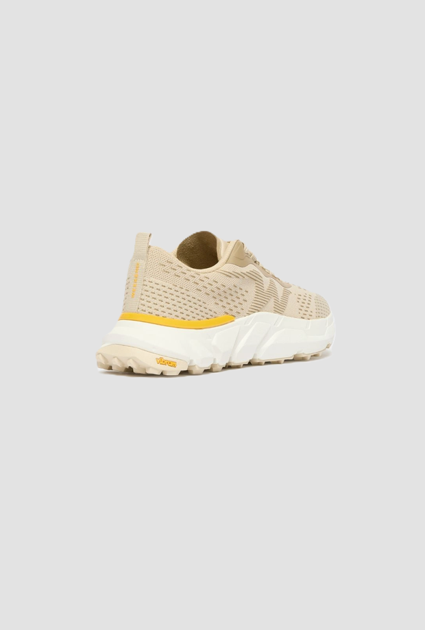 scarpe in maglia da donna beige